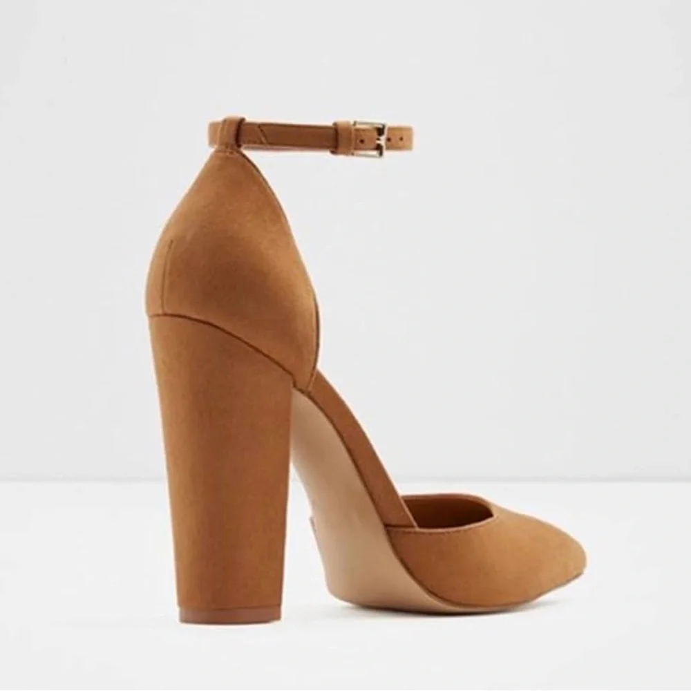Aldo Women's Nicholes Suede Block Heel Pumps - Picture 1 of 10